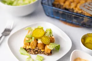 Big Mac Tot Casserole