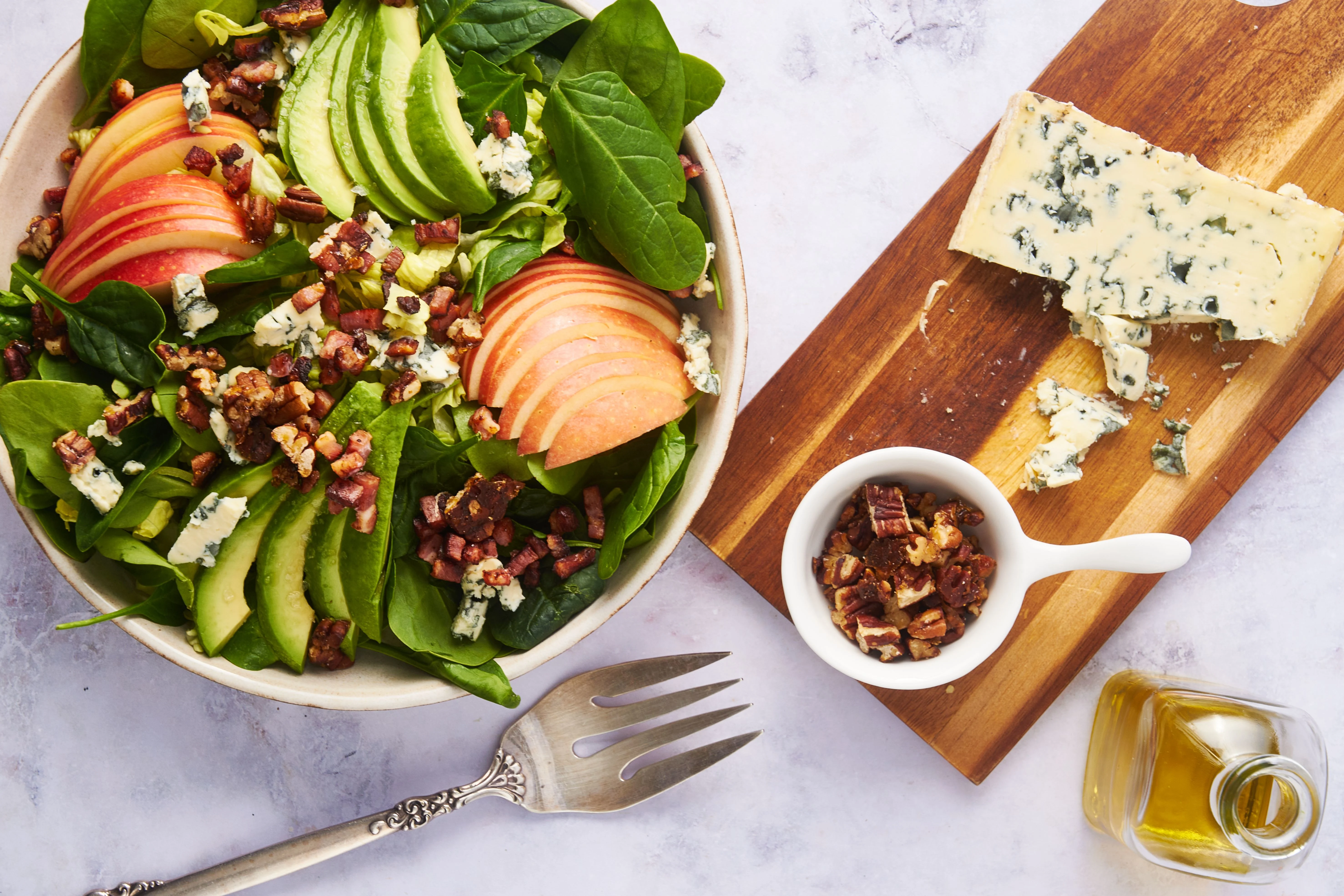 Apple and Pecan Spinach Salad | Cooking Professionally