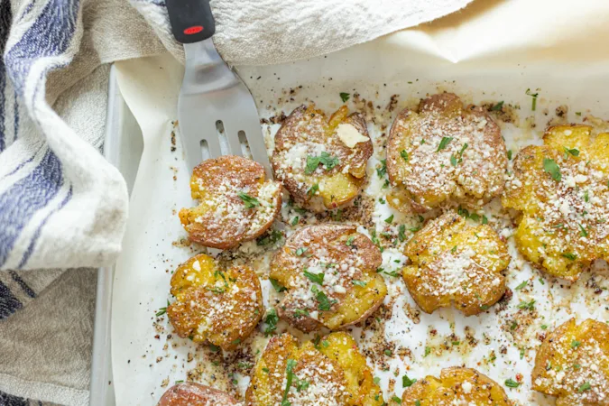 Killer Smashed Potatoes