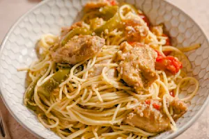 Teacher's Chicken Scampi
