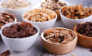 What does breakfast cereal say to greet each other? image