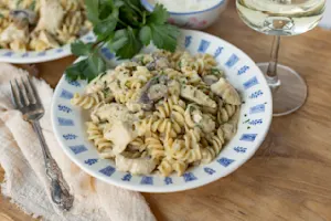 Easy Chicken Mushroom Pasta