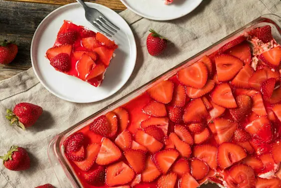 Strawberry Pretzel Salad image