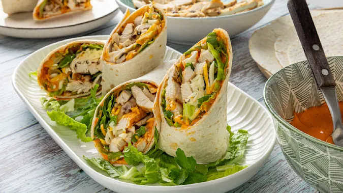Summer Chicken Wraps