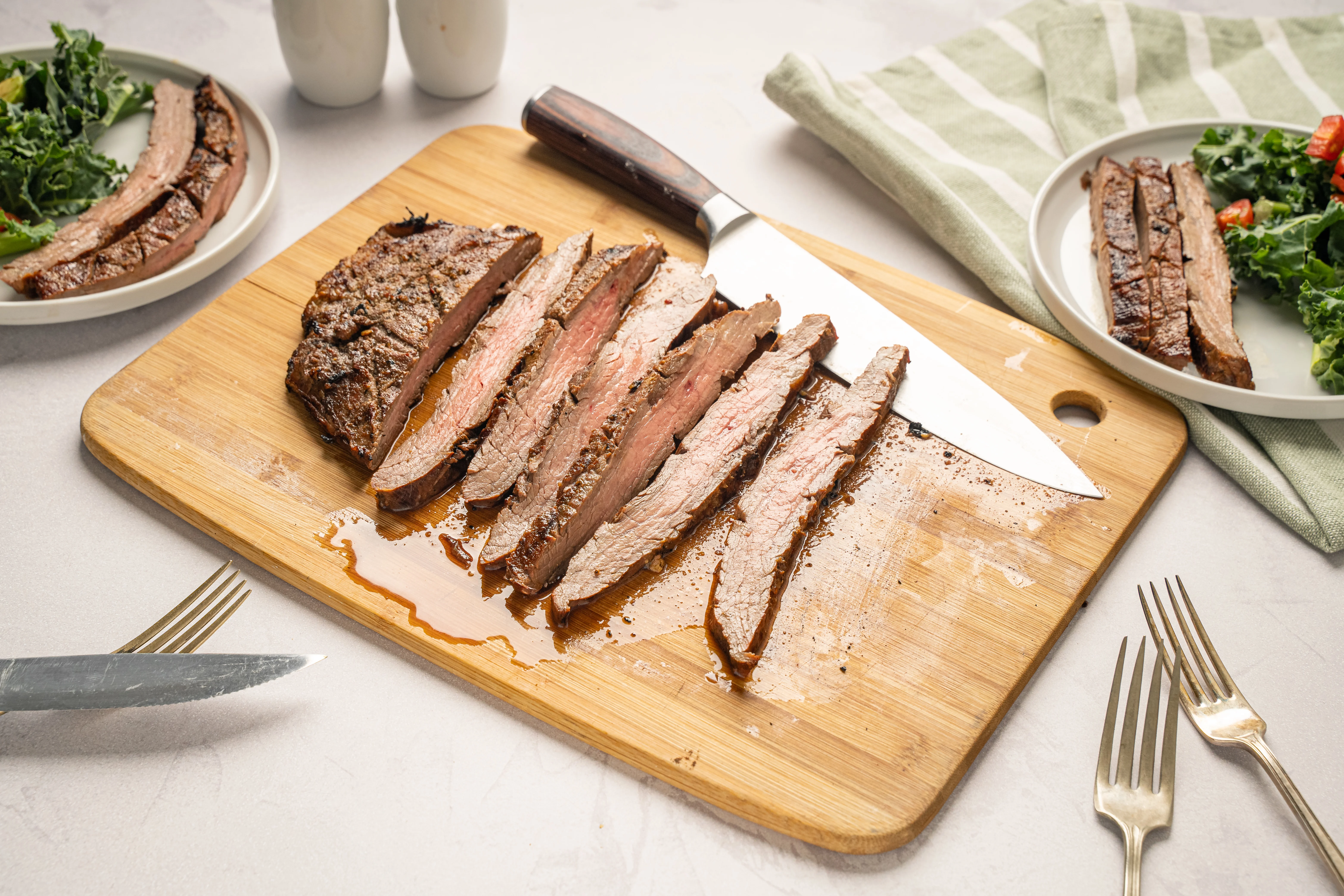 Balsamic Marinated Flank Steak | Command Cooking