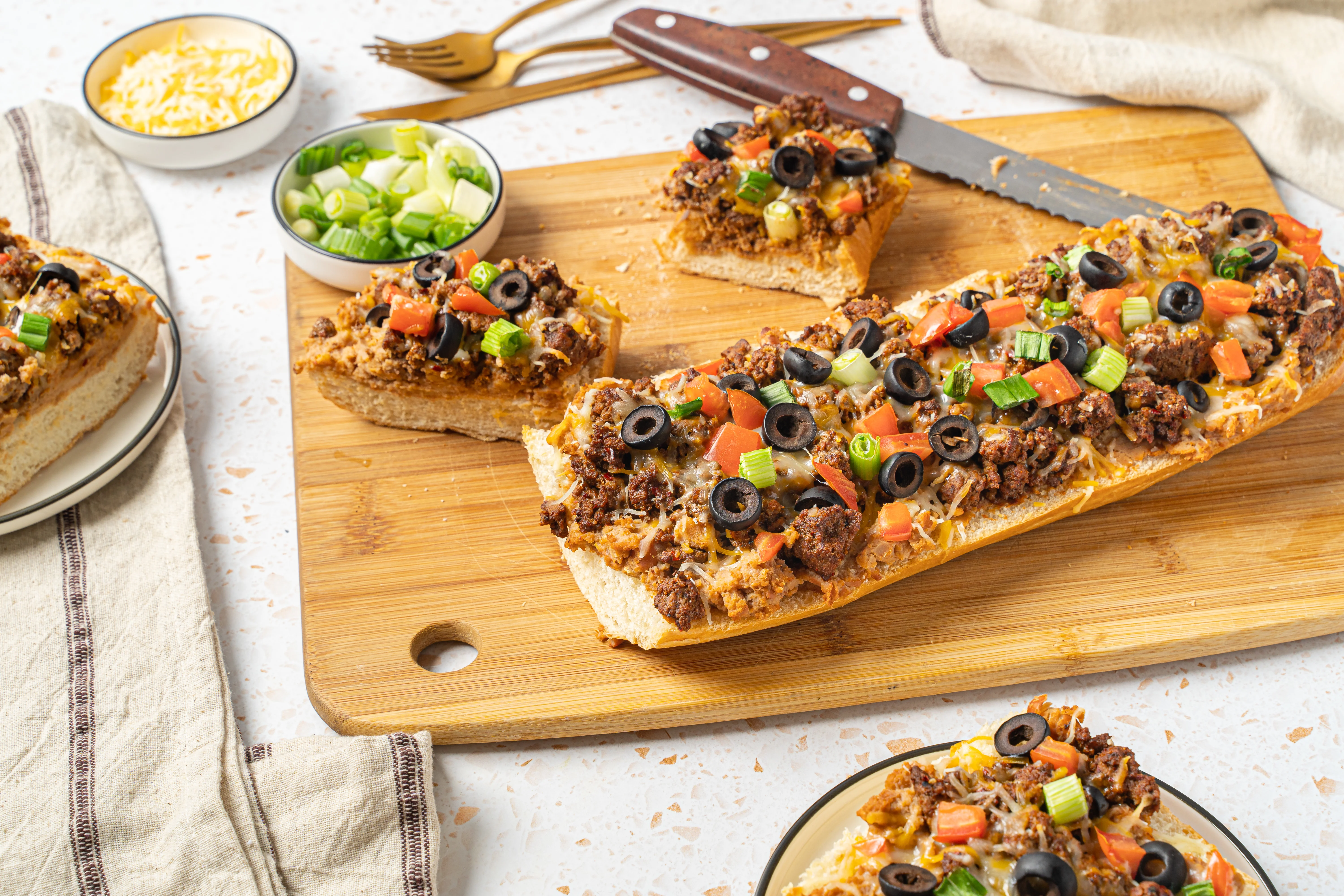 Taco French Loaf Pizza | Recipe Reader