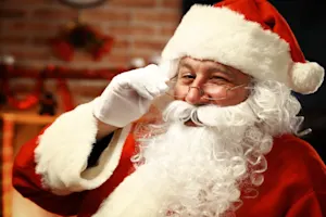 Why did Santa Claus get a parking ticket on Christmas Eve? image