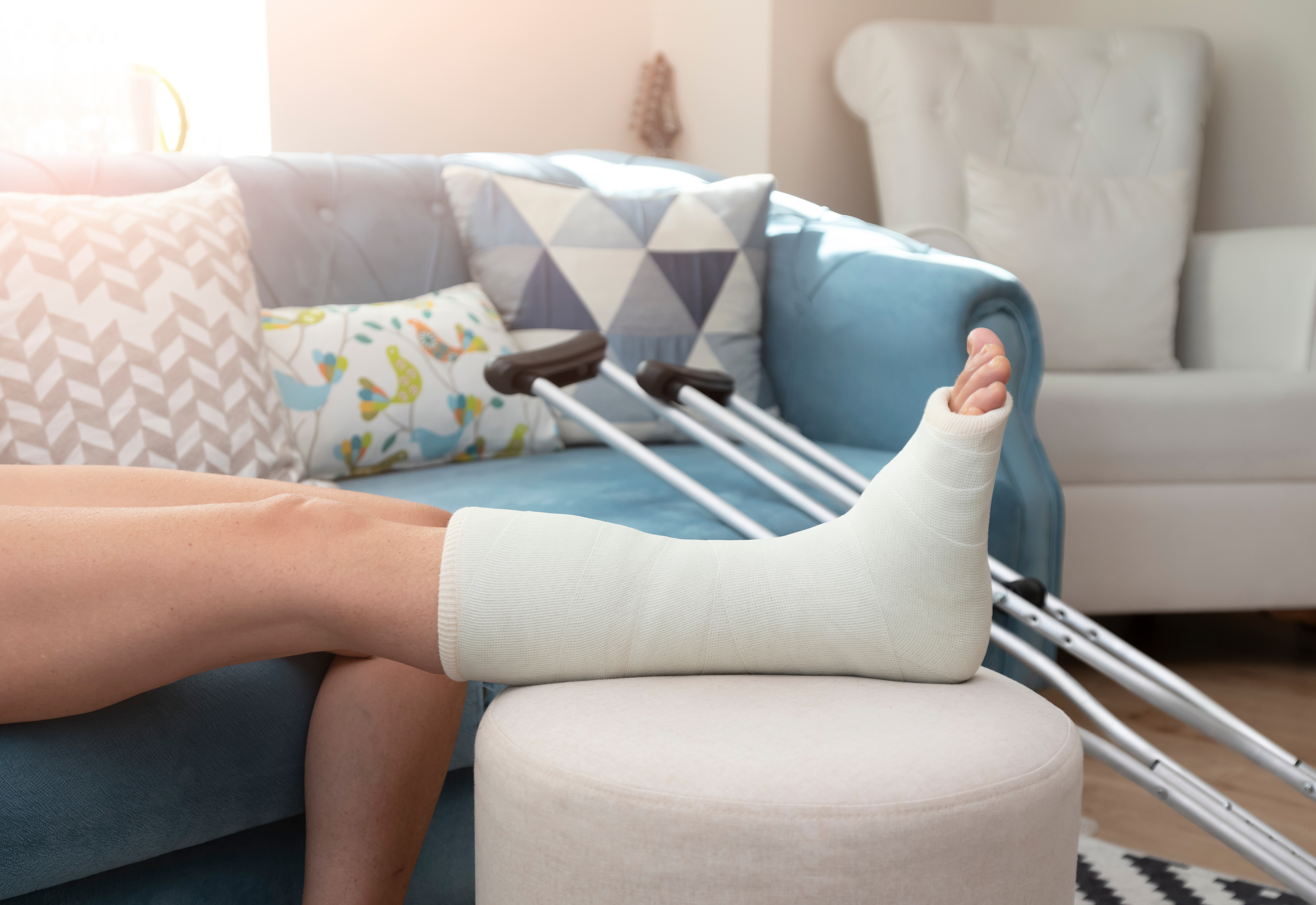 What is it called when a teacher breaks a bone in July? image