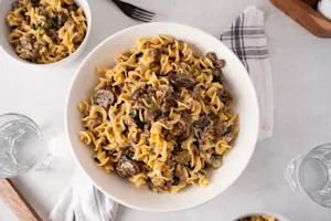 Creamy Beef Pasta-220