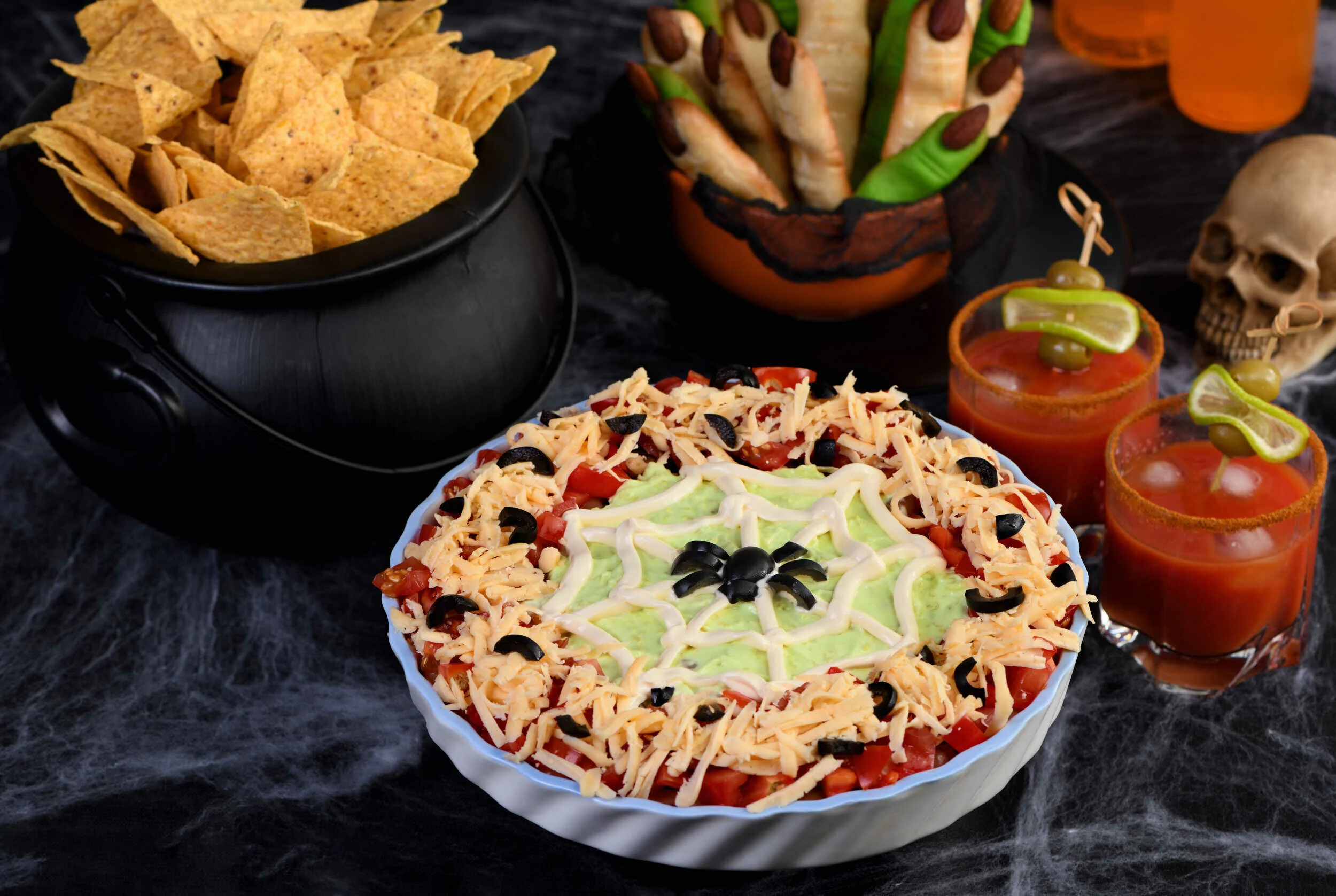 Haunted 7-Layer Taco Dip | Recipes Direct