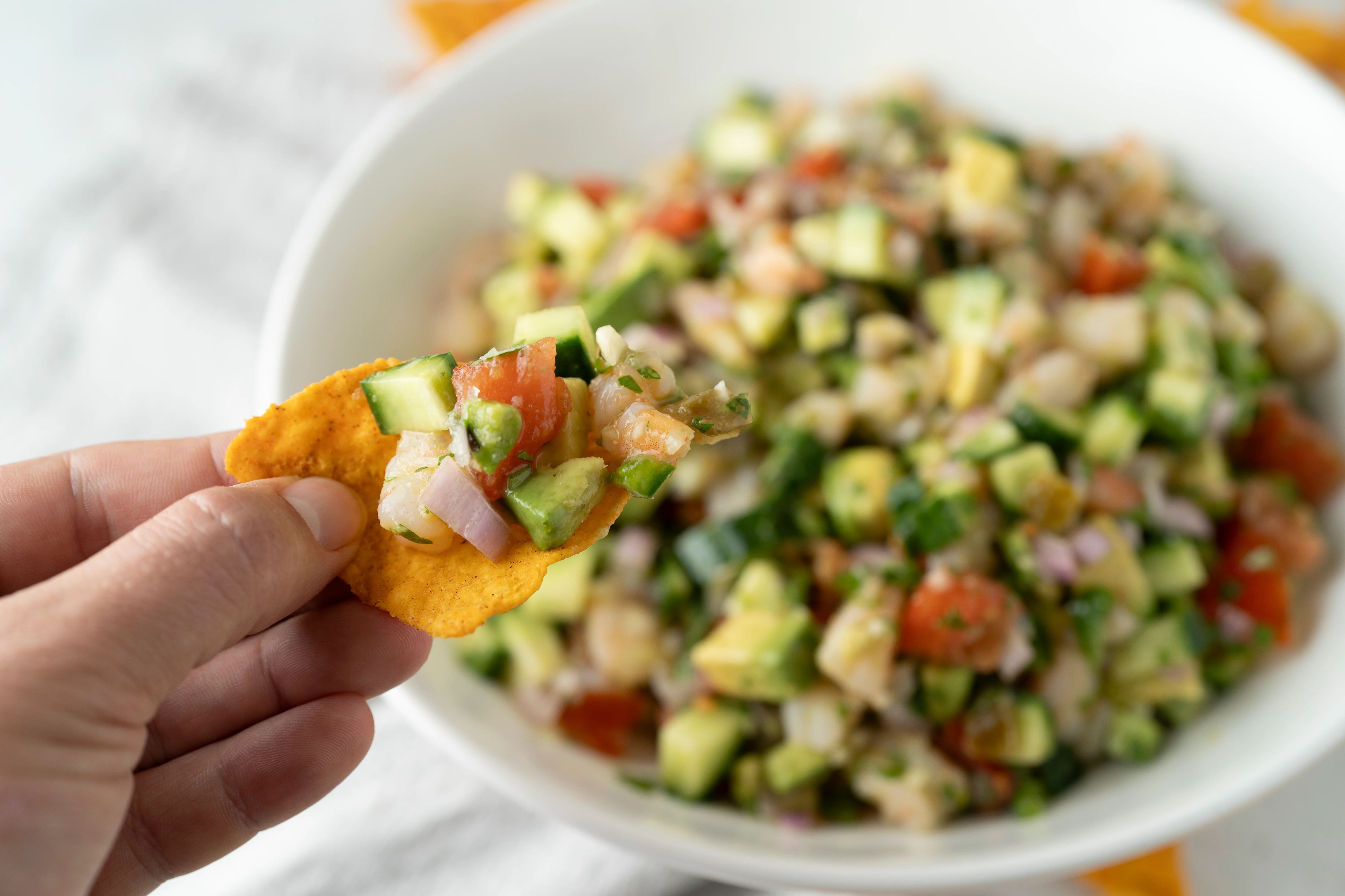 Shrimp & Avocado Salsa | Mama's Cooking