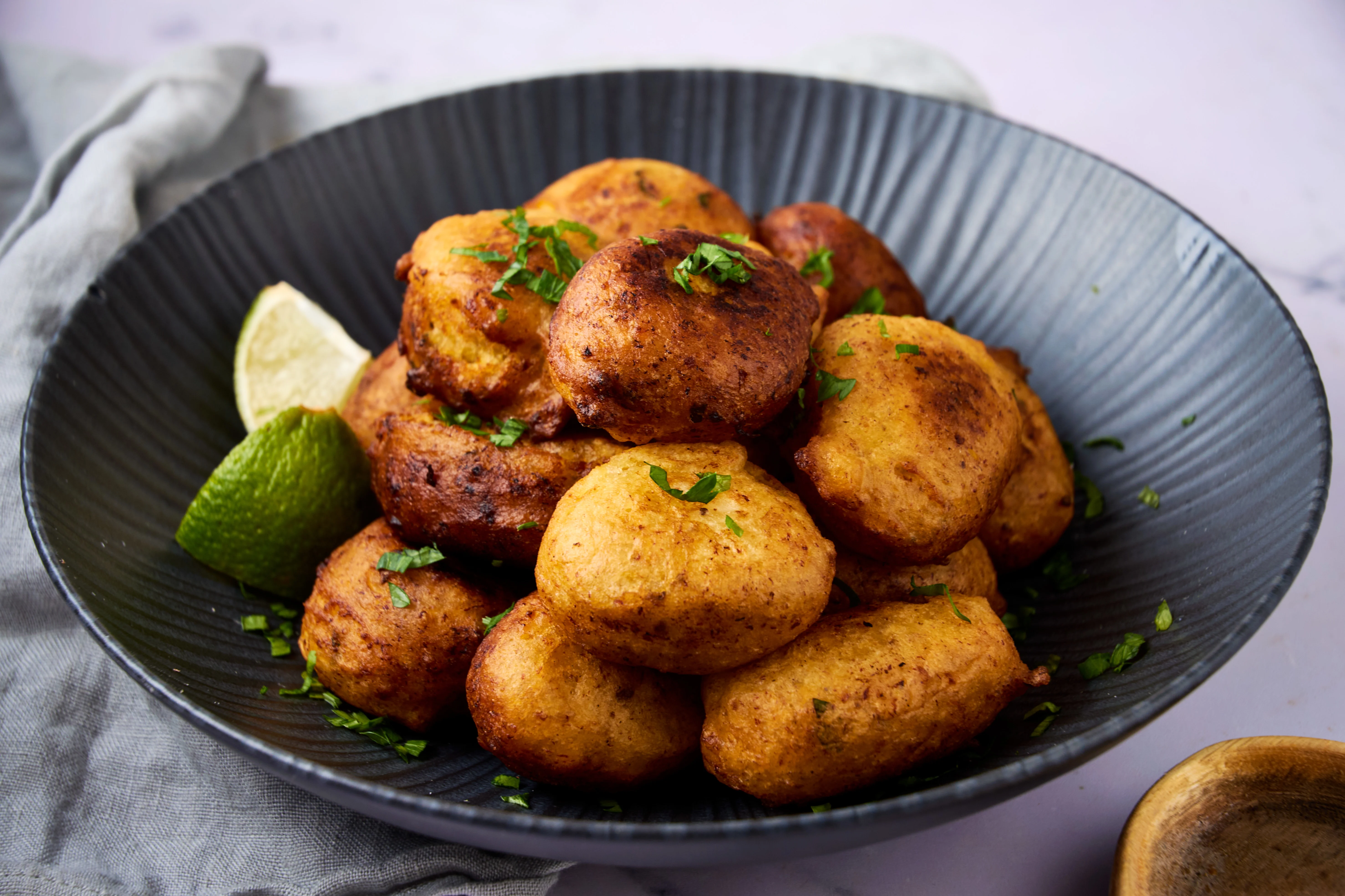 Golden Plantain Fritters | Mama's Cooking