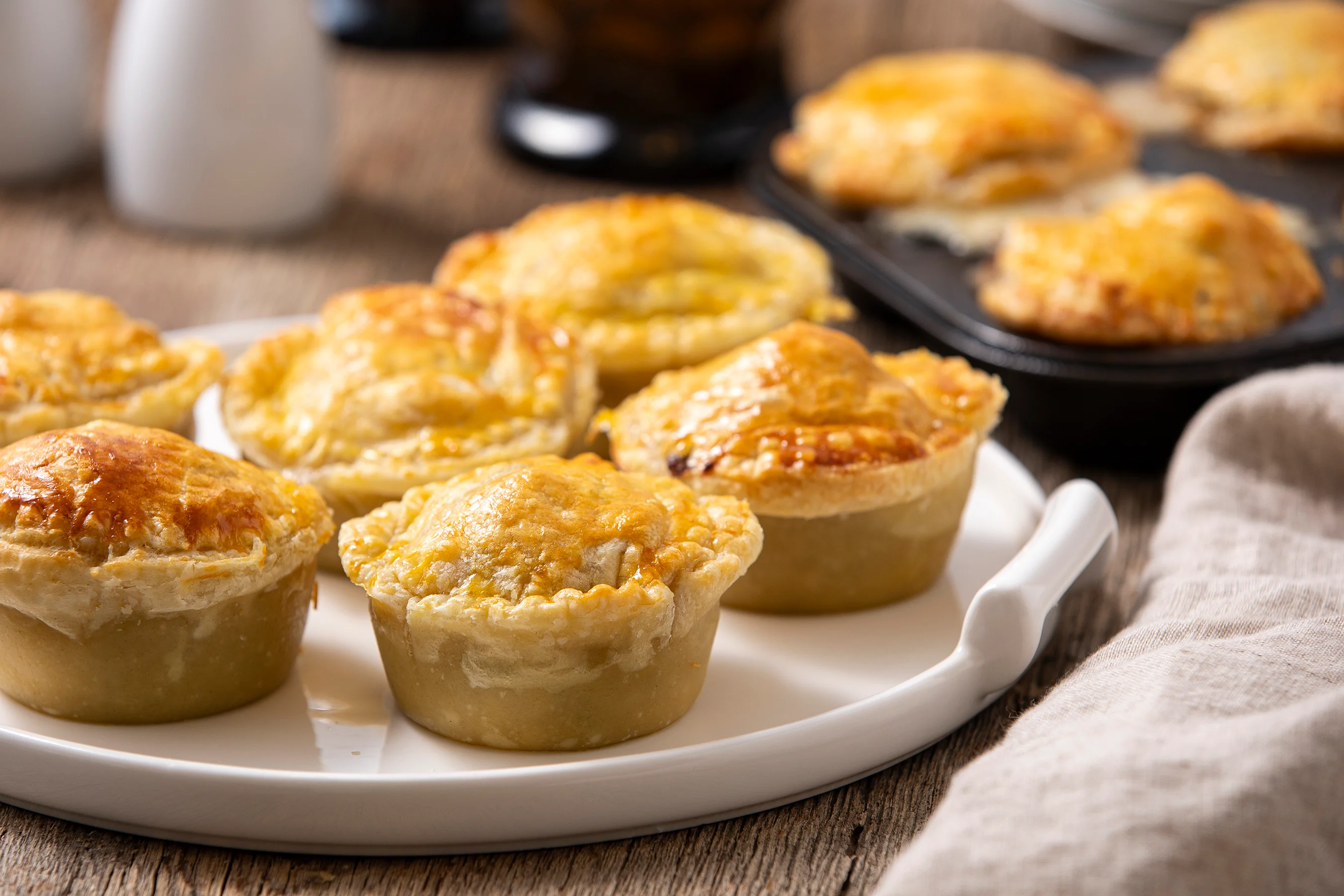 Mini Beef & Cheddar Pies | Holy Recipe