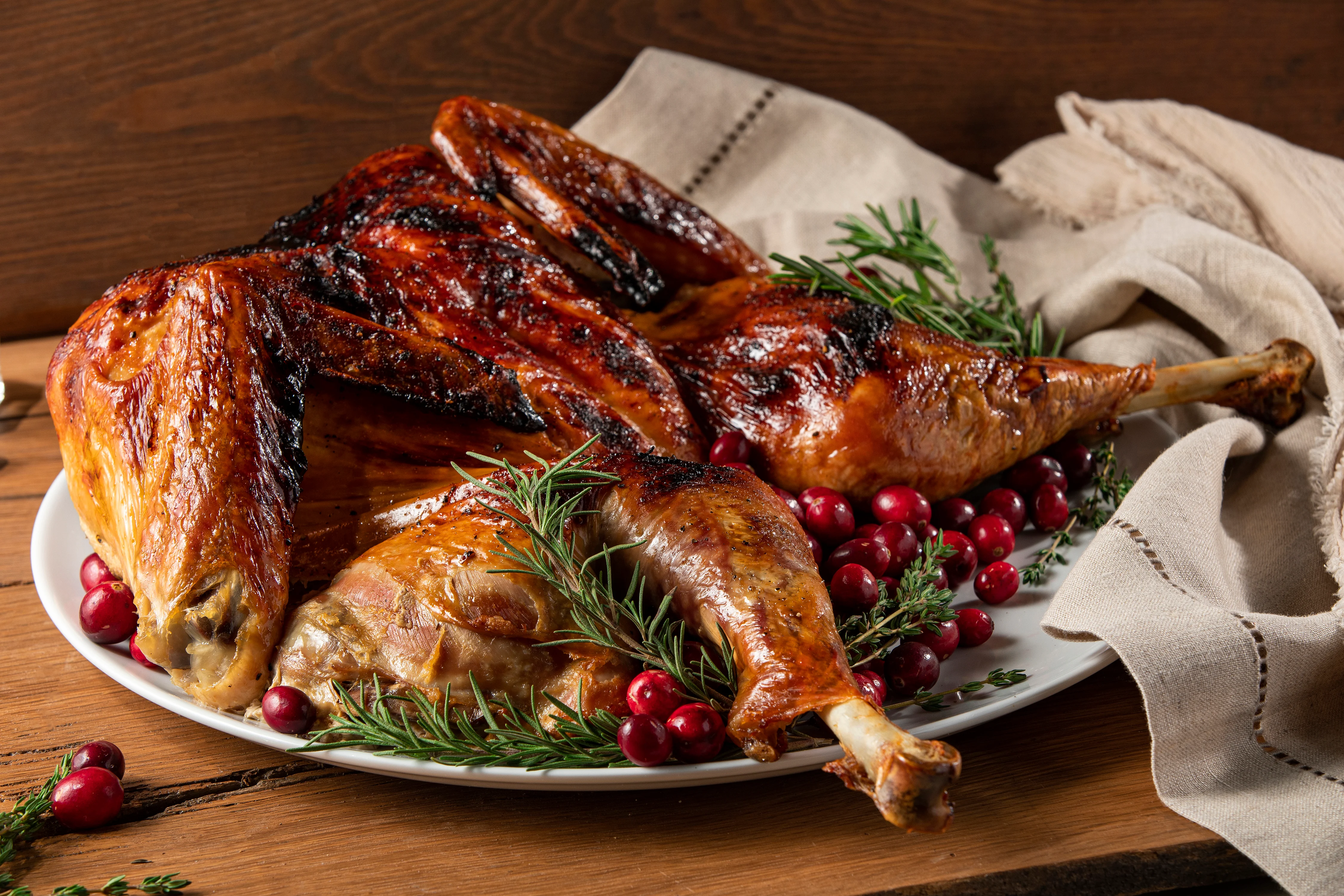 Maple Glazed Spatchcock Turkey | Command Cooking