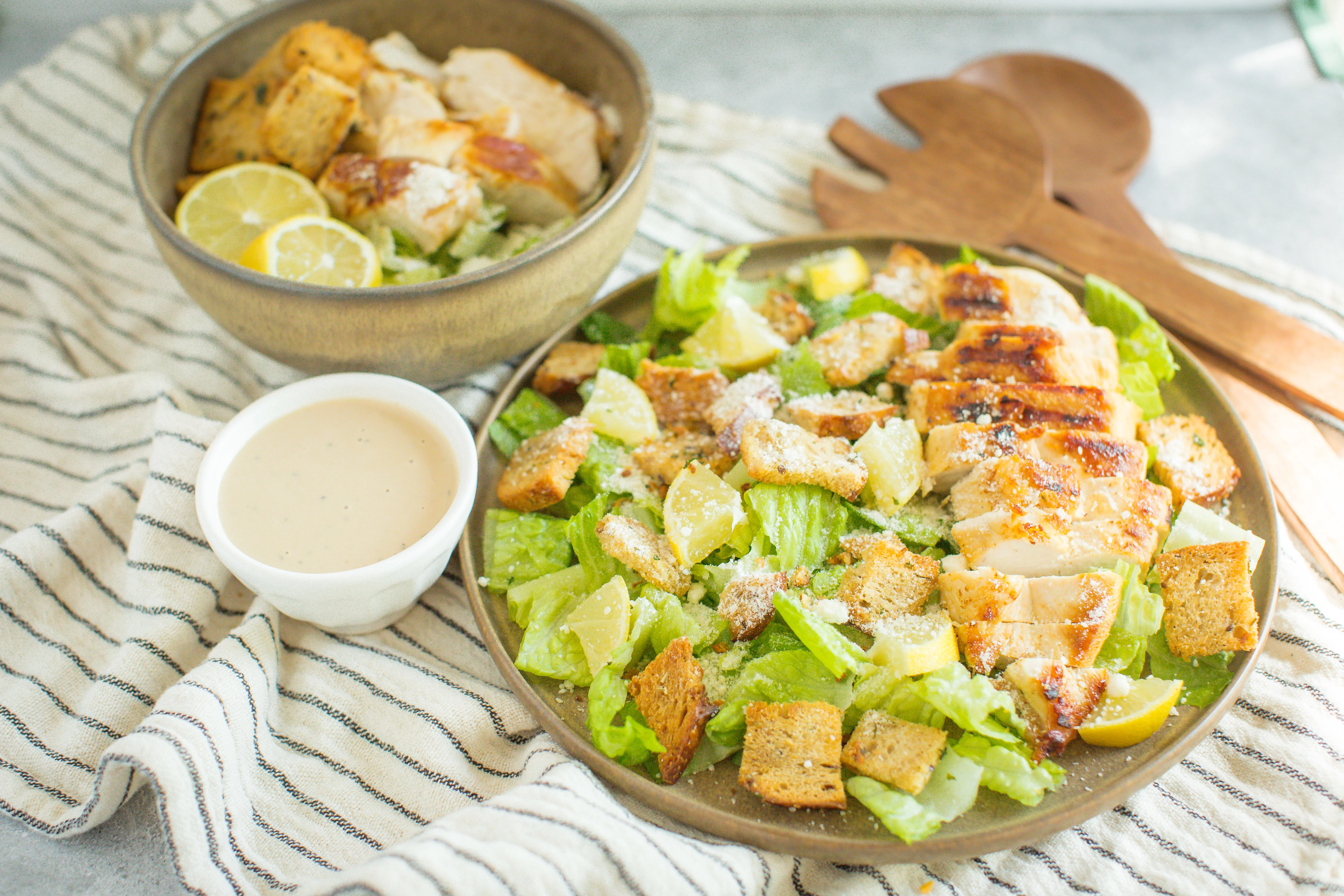 Grilled Chicken Caesar Salad | Cooking Professionally