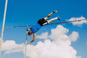 Have you heard the one about the bad pole-vaulter? image
