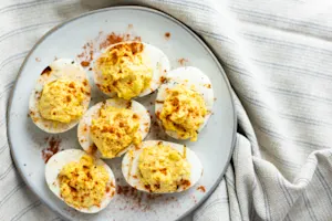 Grilled Deviled Eggs