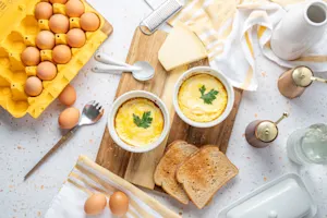Baked Parmesan Eggs-2