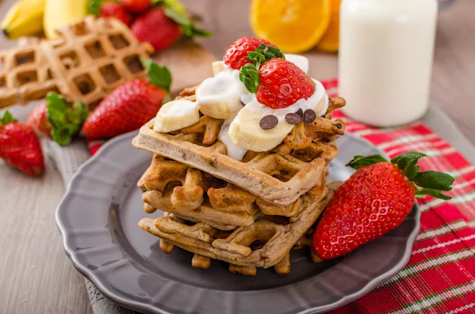 Chocolatey Chip Waffles