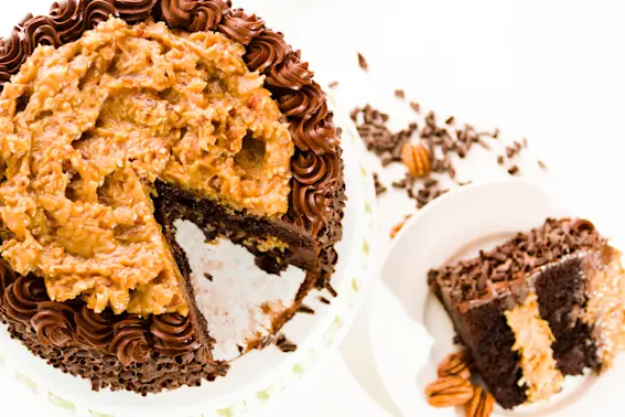 The Not-So-German Origins of German Chocolate Cake. Image