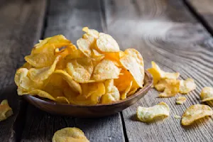 What's a chip's favorite way to score a basket in basketball? image