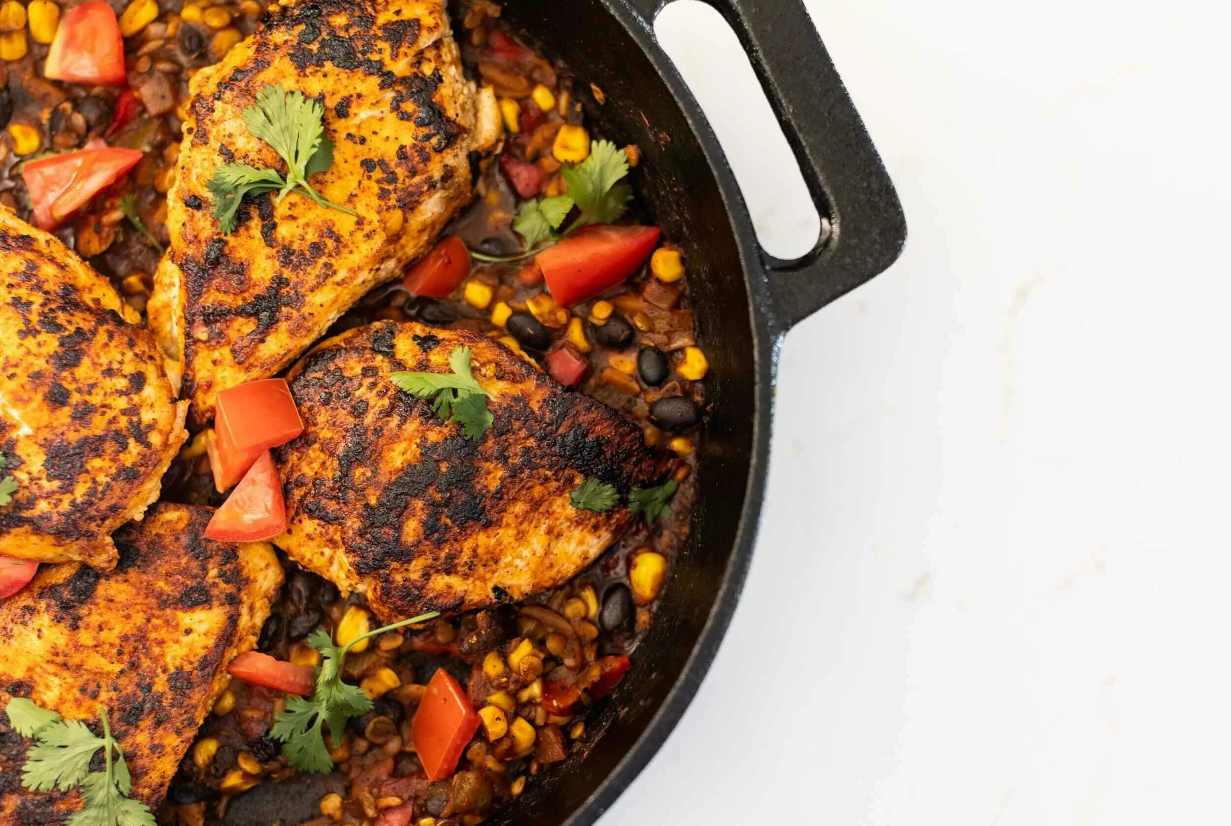 Tex-Mex Chicken Skillet | Lazy Cooking
