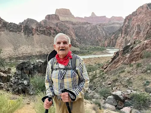 World Record: Oldest Person to Hike the Grand Canyon-1