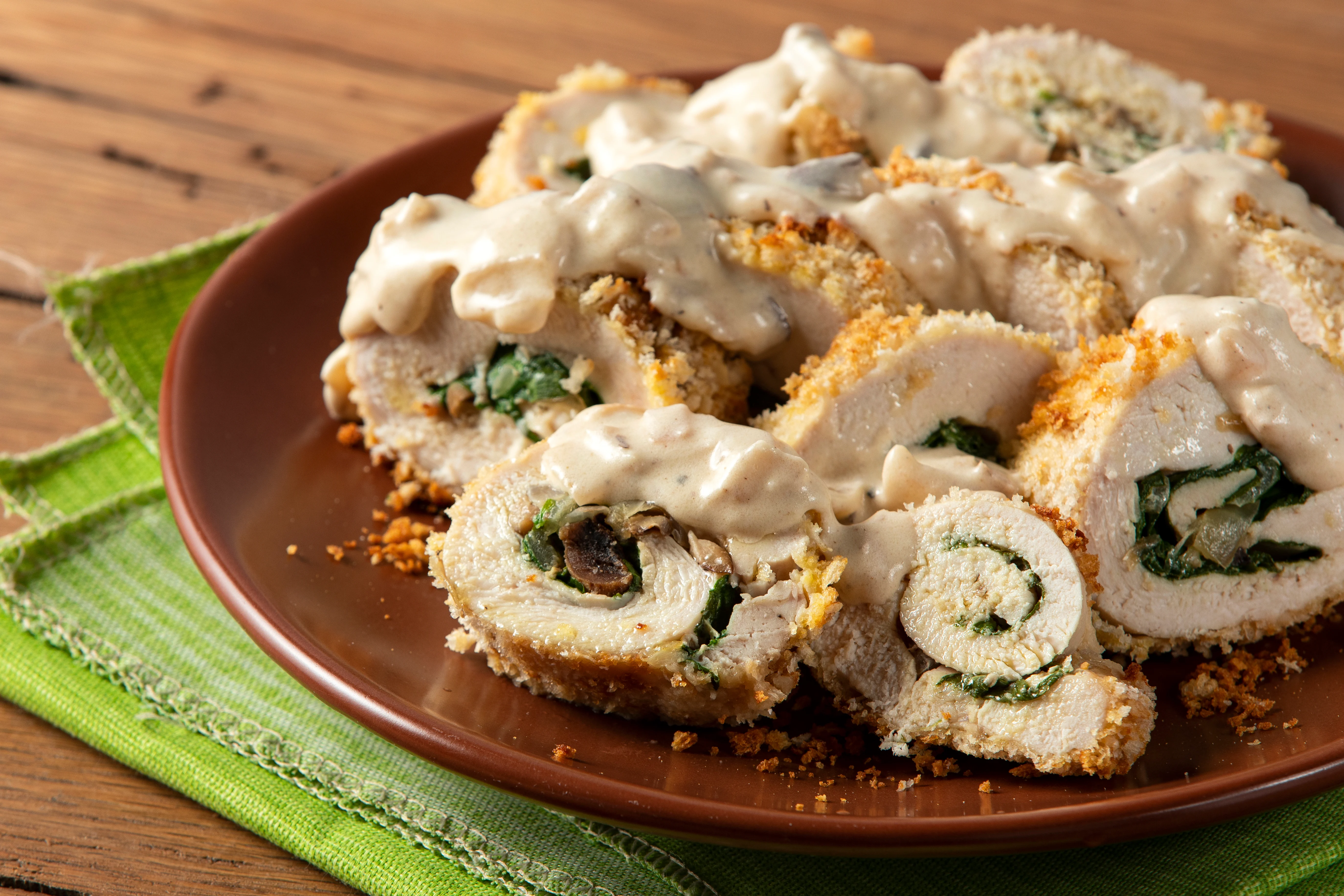 Chicken Spinach Roulade | Cooking Professionally