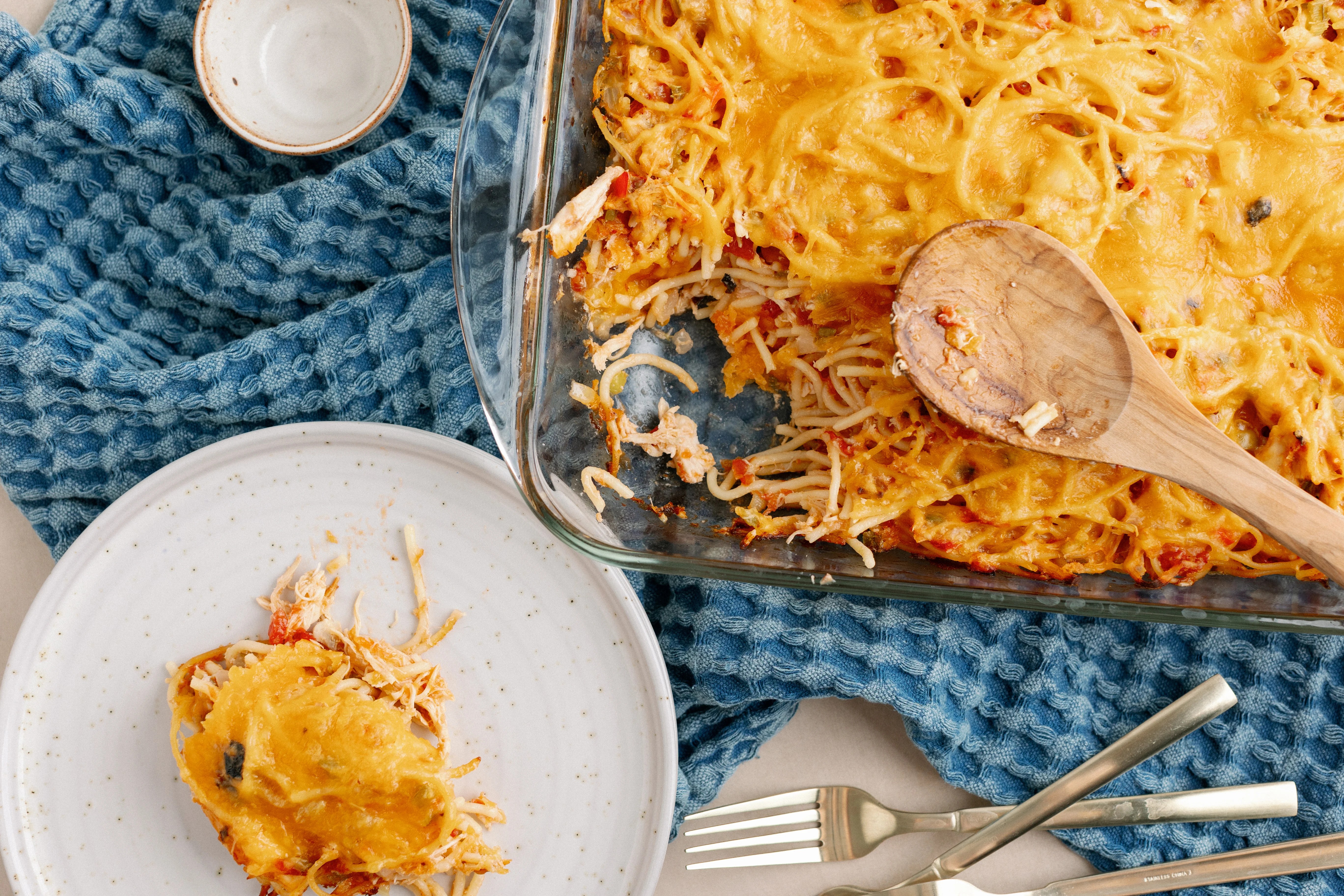 Homestyle Chicken Spaghetti Bake | Cooking Professionally