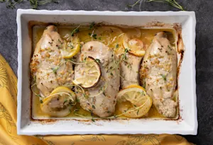 Oven-Baked Lemon Chicken