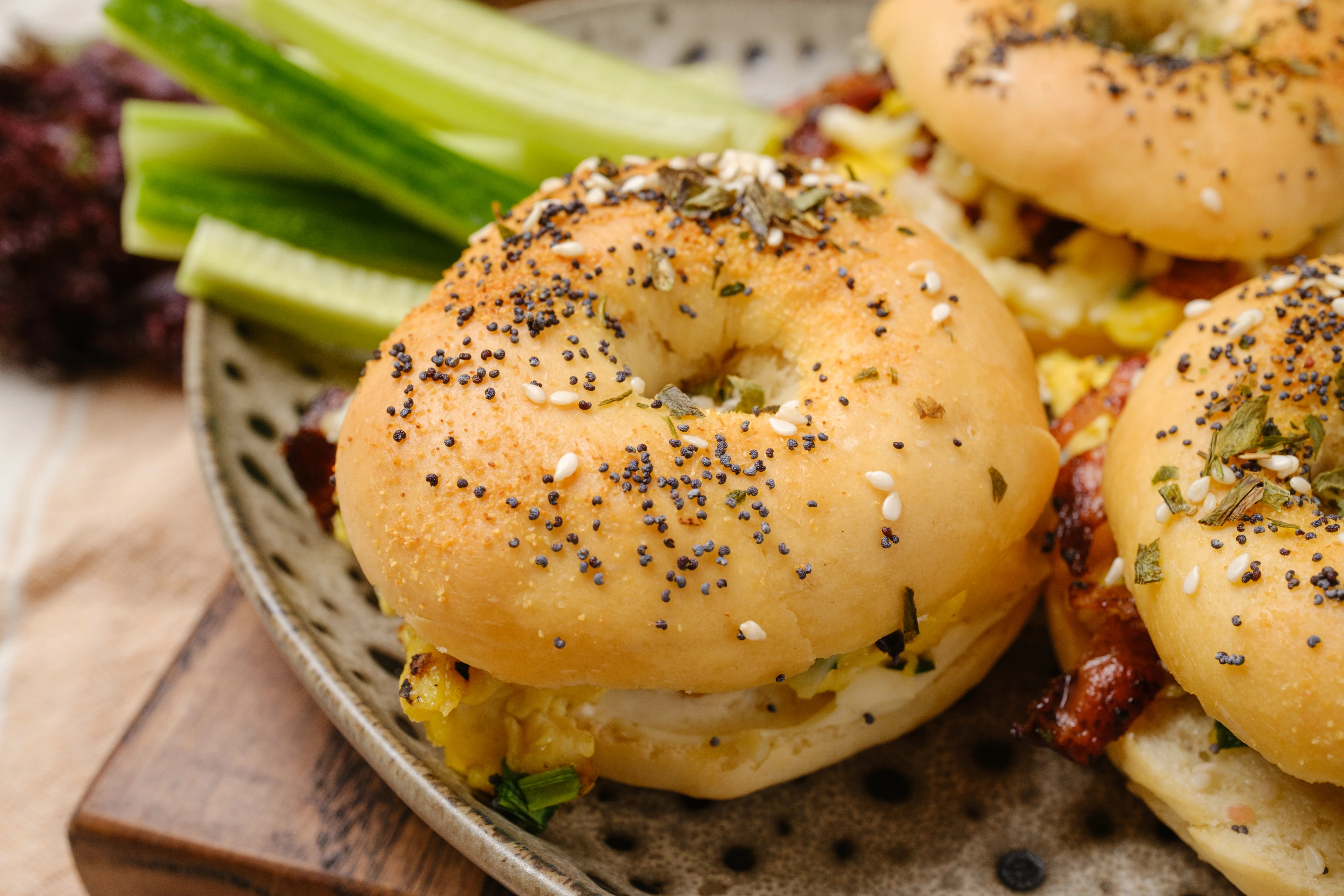 Bagel Breakfast Sliders | Cooking Professionally