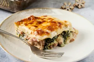 White Christmas Lasagna