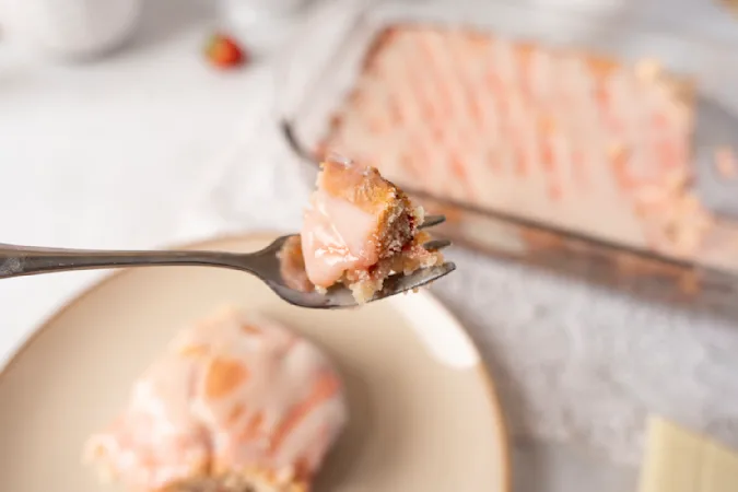 Strawberry Lemon Blondies