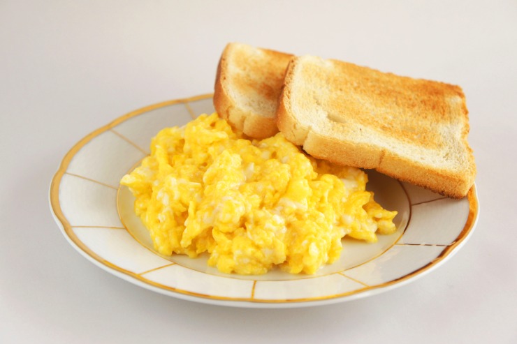  What did the eggs say to the toast after a long day? image