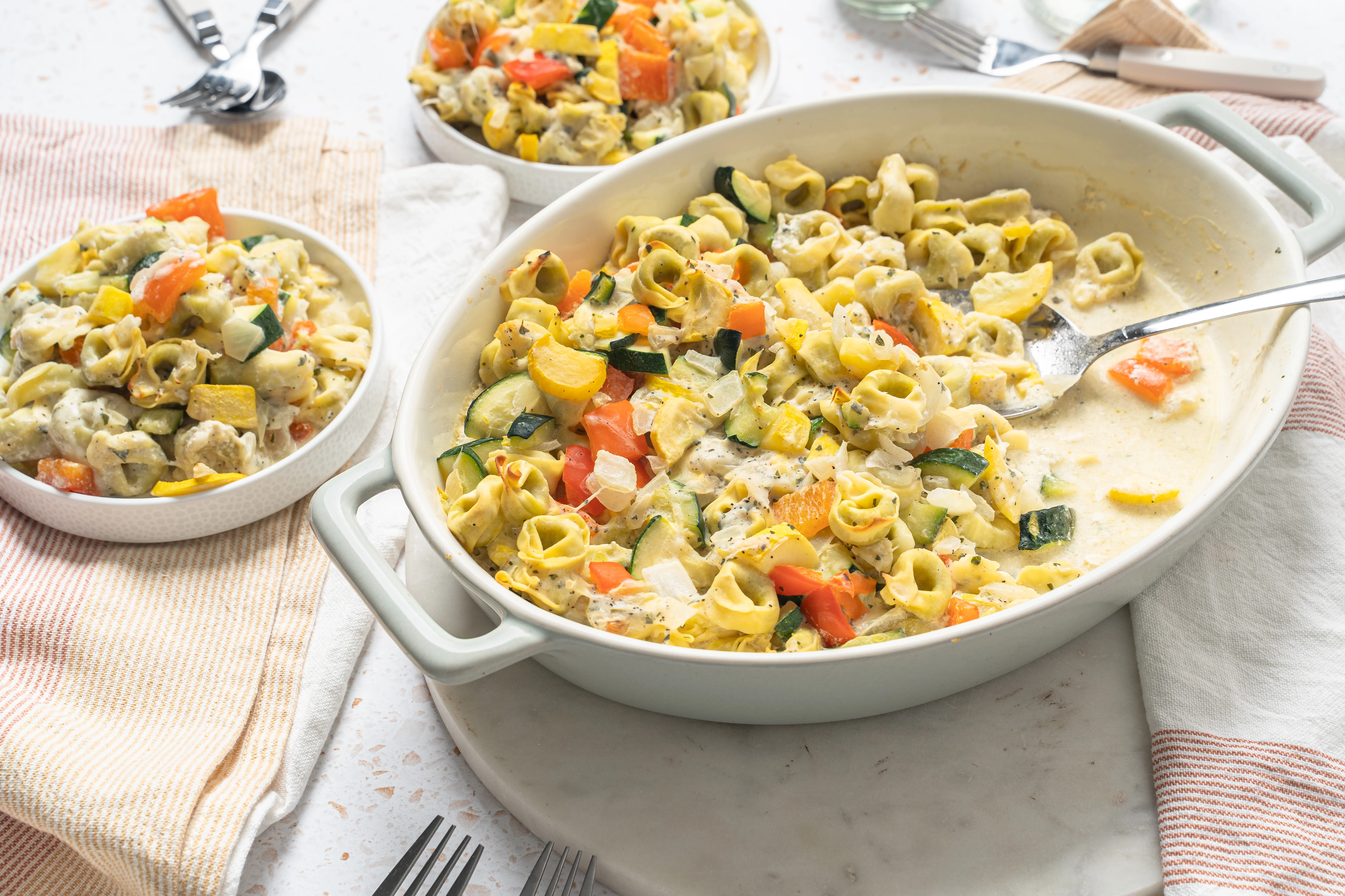 Veggie-Fresh Tortellini Bake | Command Cooking