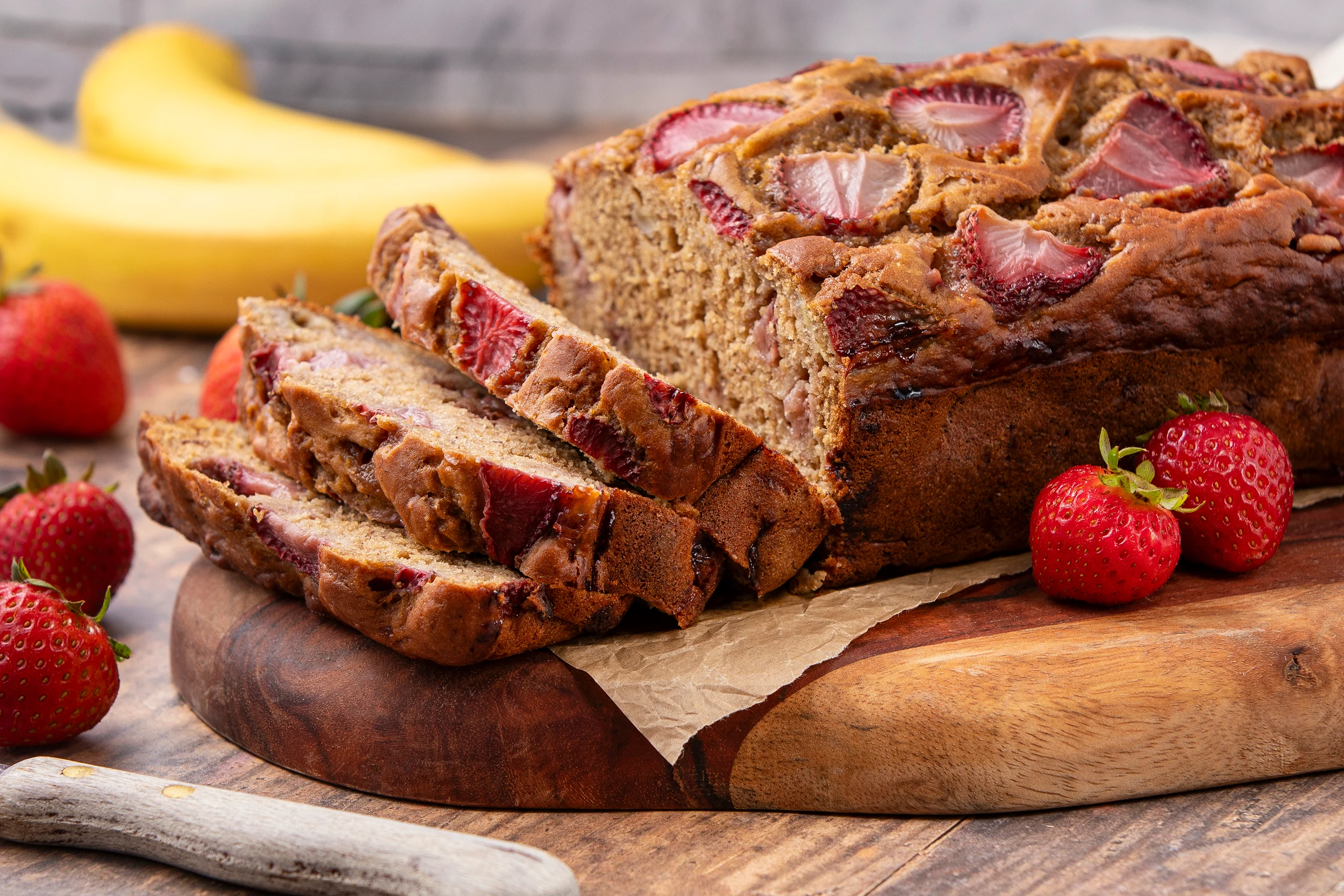 Special Strawberry Banana Bread | Mama's Cooking