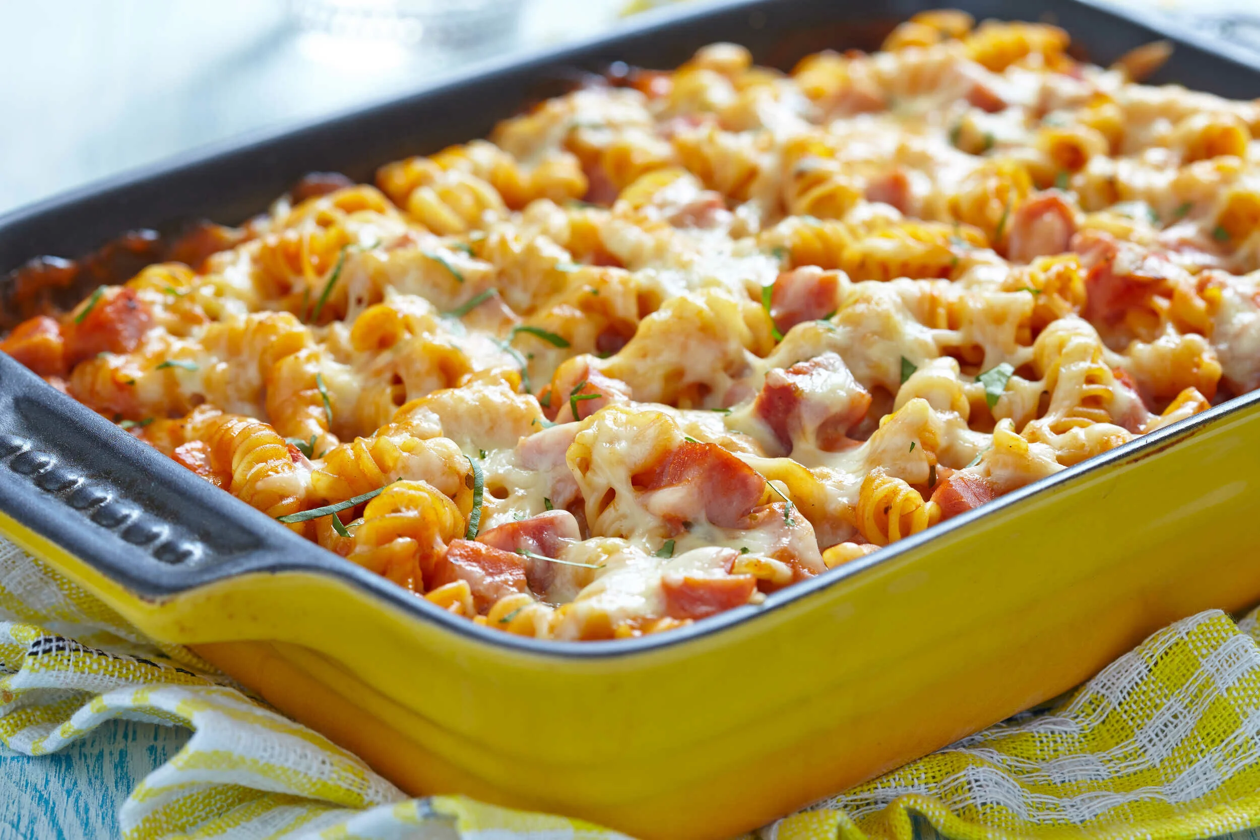 Easy Ham & Cheese Pasta Bake | Recipe Saver