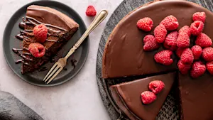 Chocolate Raspberry Cheesecake 2