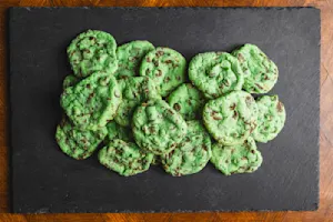 Mint Chocolate Chip Cookies