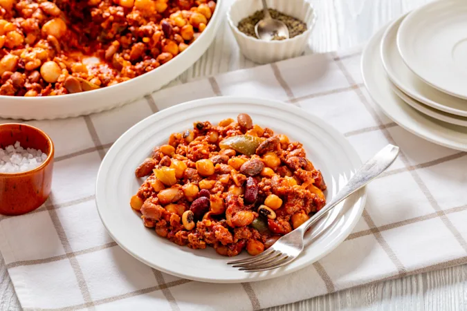 Best Beans and Sausage Bake