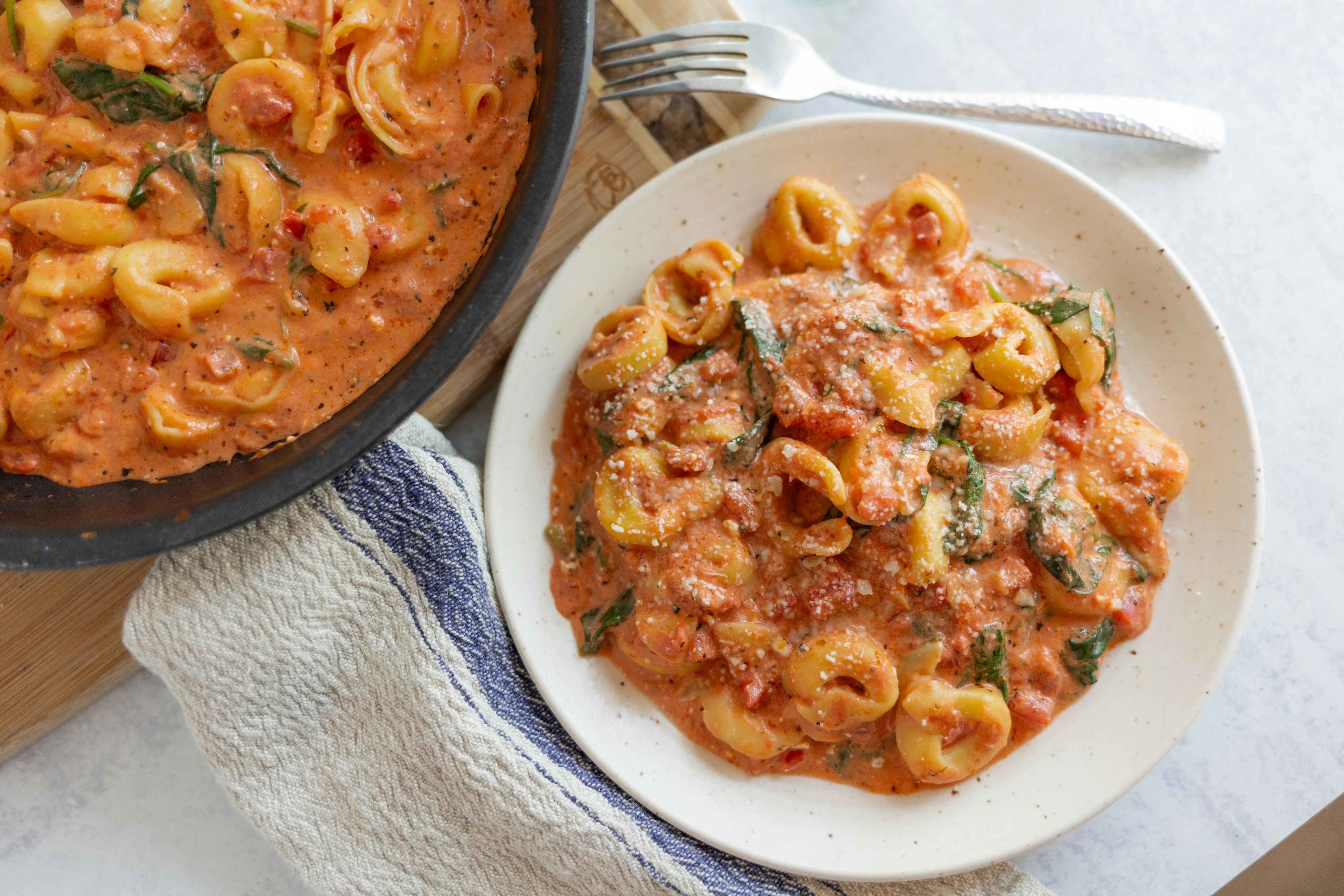 Popeye's Tortellini Skillet | Command Cooking