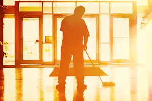 What is a janitor's favorite movie? image