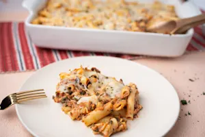 Low Fat Ziti Bake