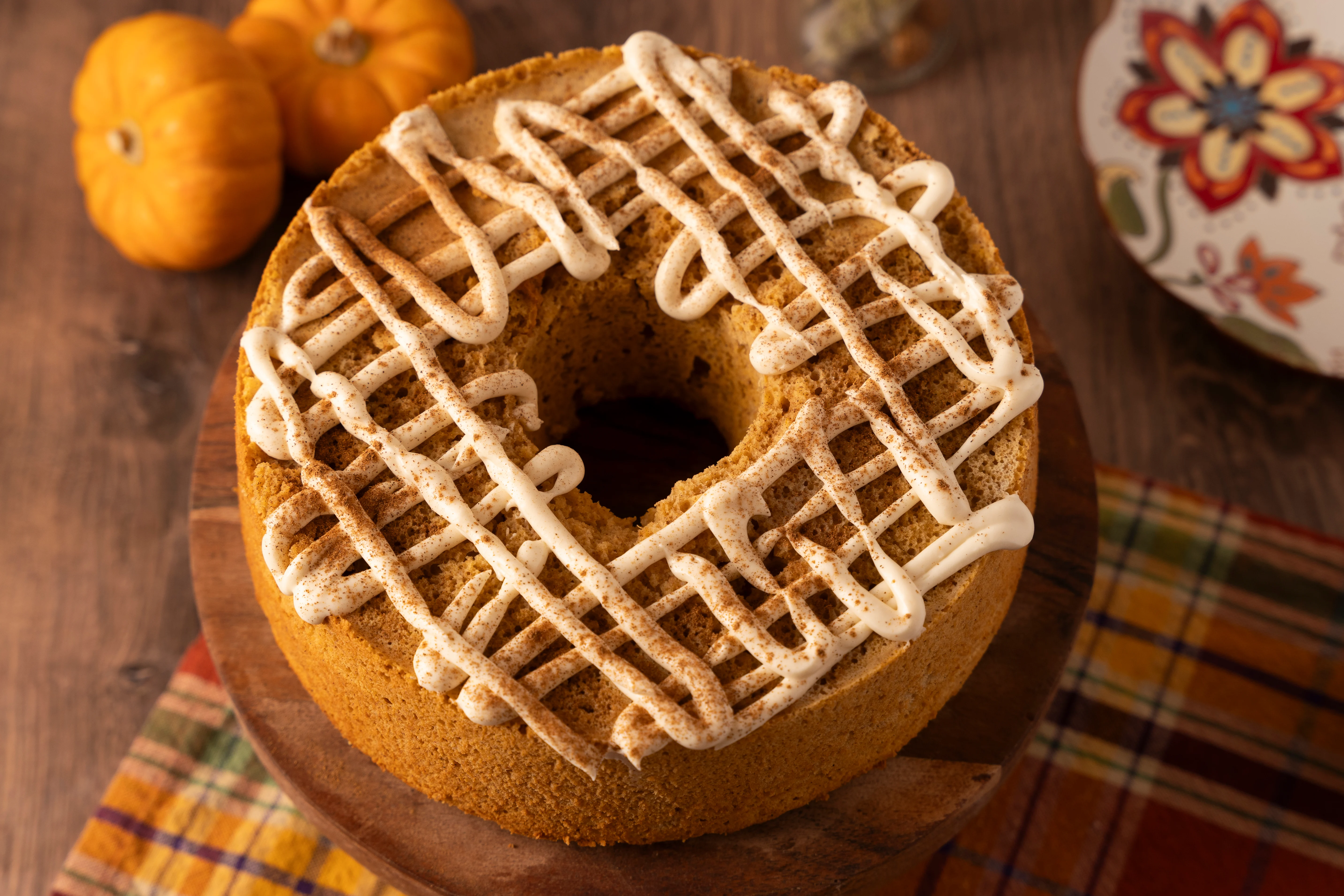 Pumpkin Angel Food Cake | Cooking Professionally