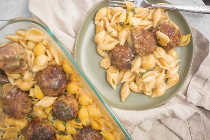 Swedish Meatball Bake