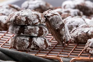 Snowy Brownie Drops