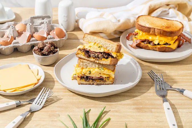 Breakfast Grilled Cheese