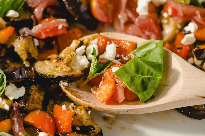 Summer Fresh Eggplant Salad
