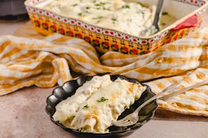 Ultimate White Chicken Enchiladas