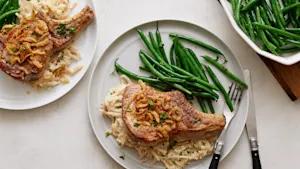Creamy Potato & Chop Bake